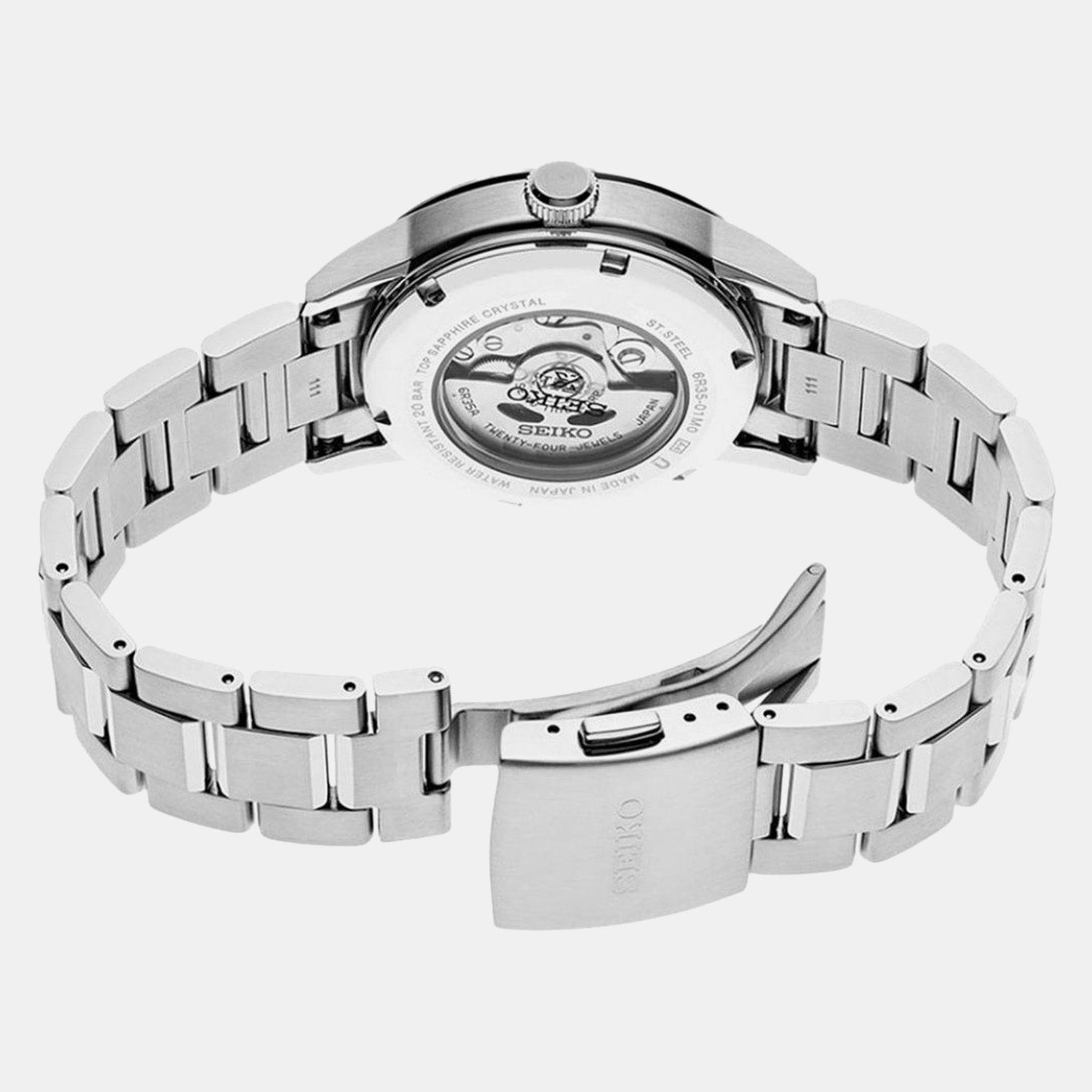 Prospex Men Automatic Blue Dial Analog Stainless Steel Watch SPB249J1