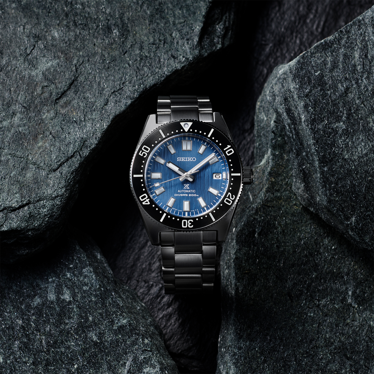 Seiko Stainless Steel Blue watch