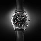 Prospex Alpinist Mechanical GMT Men Black Dial Analog Leather Watch SPB379J1