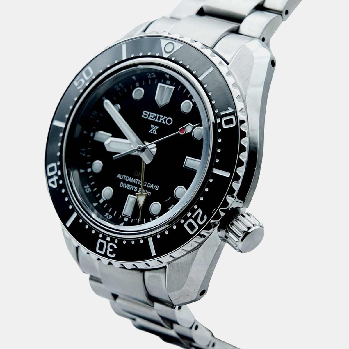 Prospex Men Automatic Black Dial Analog Stainless Steel Watch SPB383J1