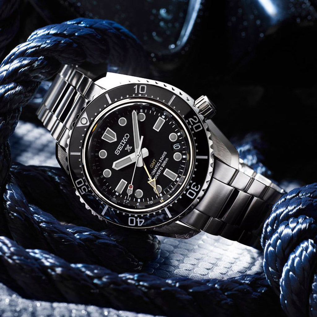 Prospex Men Automatic Black Dial Analog Stainless Steel Watch SPB383J1