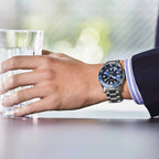 Prospex Men Solar Blue Dial Analog Stainless Steel Watch SPB451J1