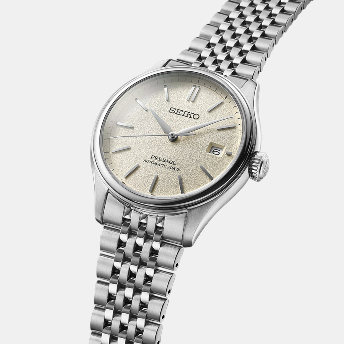 Seiko Men Round Warm White watch