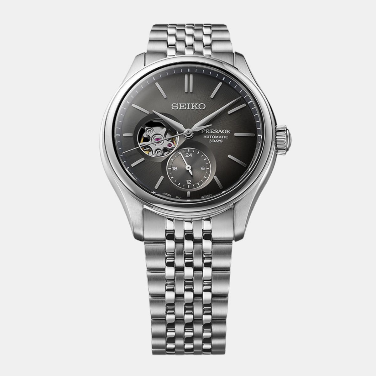Seiko Men Round Black watch
