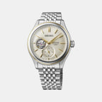 Presage Men Automatic Champagne Dial Analog Stainless Steel Watch SPB480J1