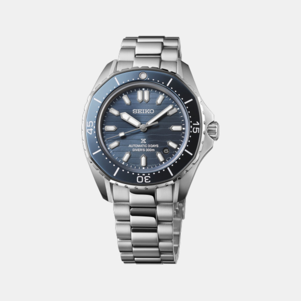 Prospex Diver’s Watch Men Automatic Blue Dial Analog Stainless Steel Watch SPB483J1