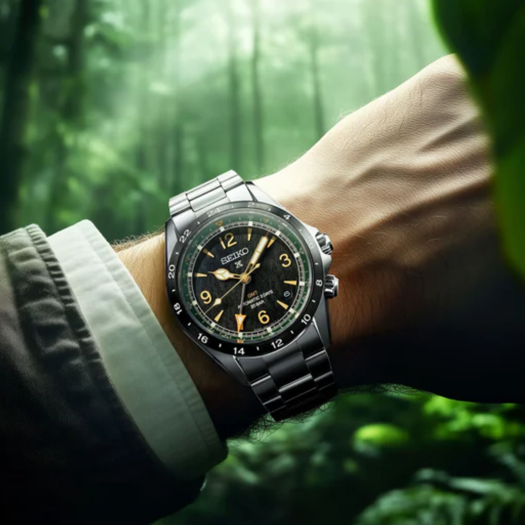 Prospex Men Automatic Green Dial Analog Stainless Steel Watch SPB493J1