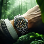 Prospex Men Automatic Green Dial Analog Stainless Steel Watch SPB493J1