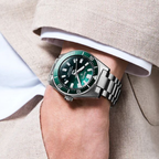 Prospex 1965 Heritage Diver's PADI Special Edition Men Automatic Green Dial Analog Stainless Steel Watch SPB501J1