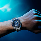 Prospex Women Blue Dial Quartz Stainless Steel Watch SPB509J1