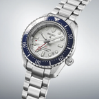 Prospex 1968 Heritage Diver’s GMT 60th Anniversary Men Automatic White Dial Analog Stainless Steel Watch SPB519J1