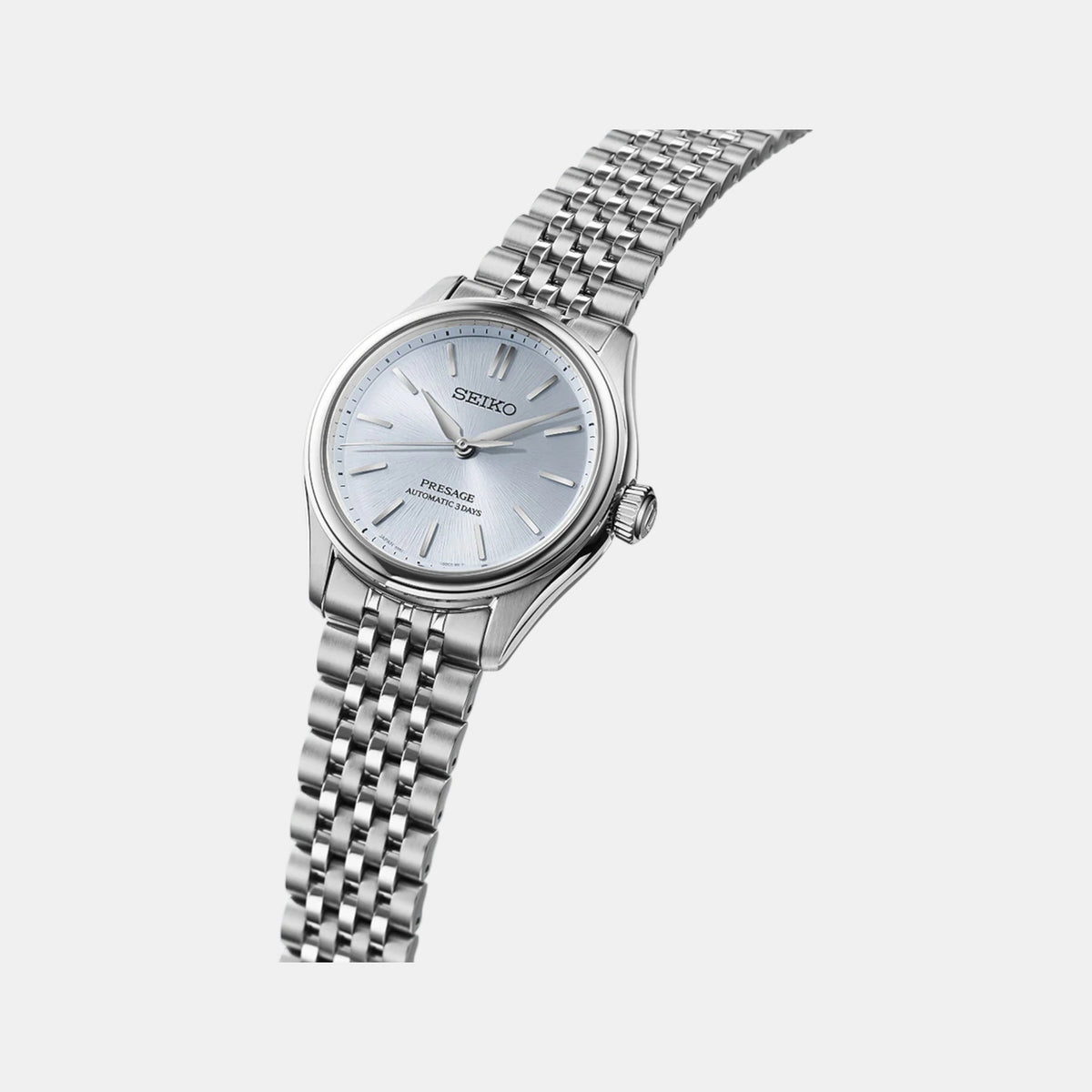 Presage Men Automatic Blue Dial Analog Stainless Steel Watch SPB521J1