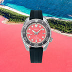 Prospex Asia Pacific 'Pink Lake' Limited Edition Automatic Analog Silicone Watch SPB541J1