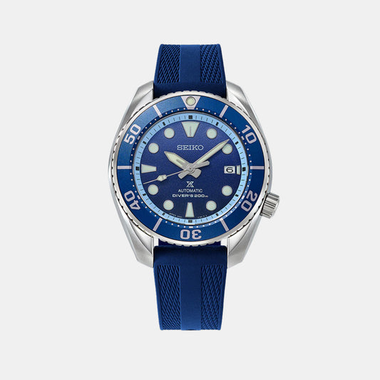Prospex 'Blue Fire Crater' Limited Edition Automatic Analog Silicone Watch SPB543J1