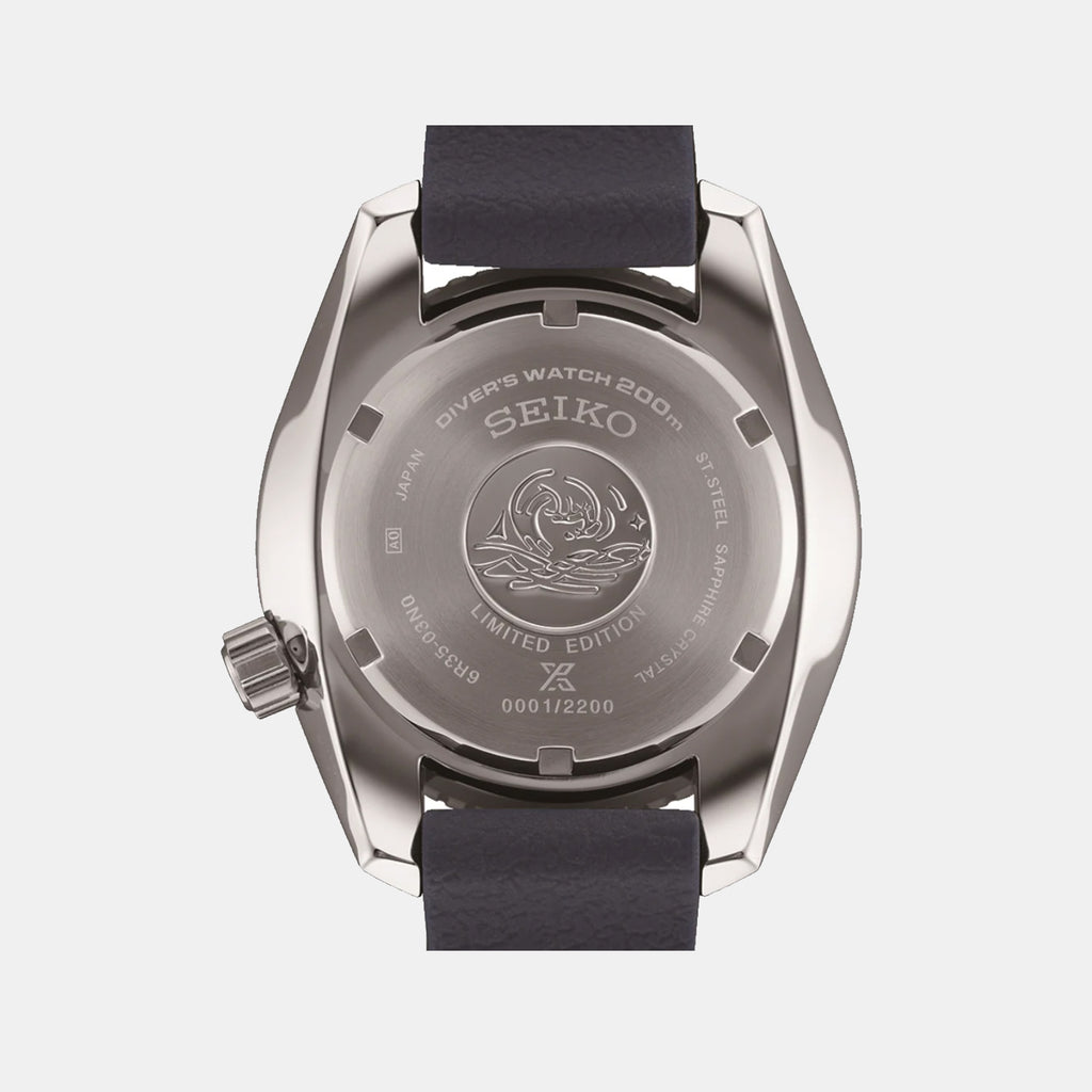 Prospex 'Blue Fire Crater' Limited Edition Automatic Analog Silicone Watch SPB543J1