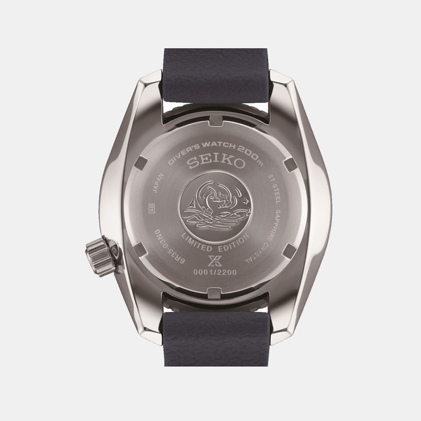 Prospex 'Blue Fire Crater' Limited Edition Automatic Analog Silicone Watch SPB543J1