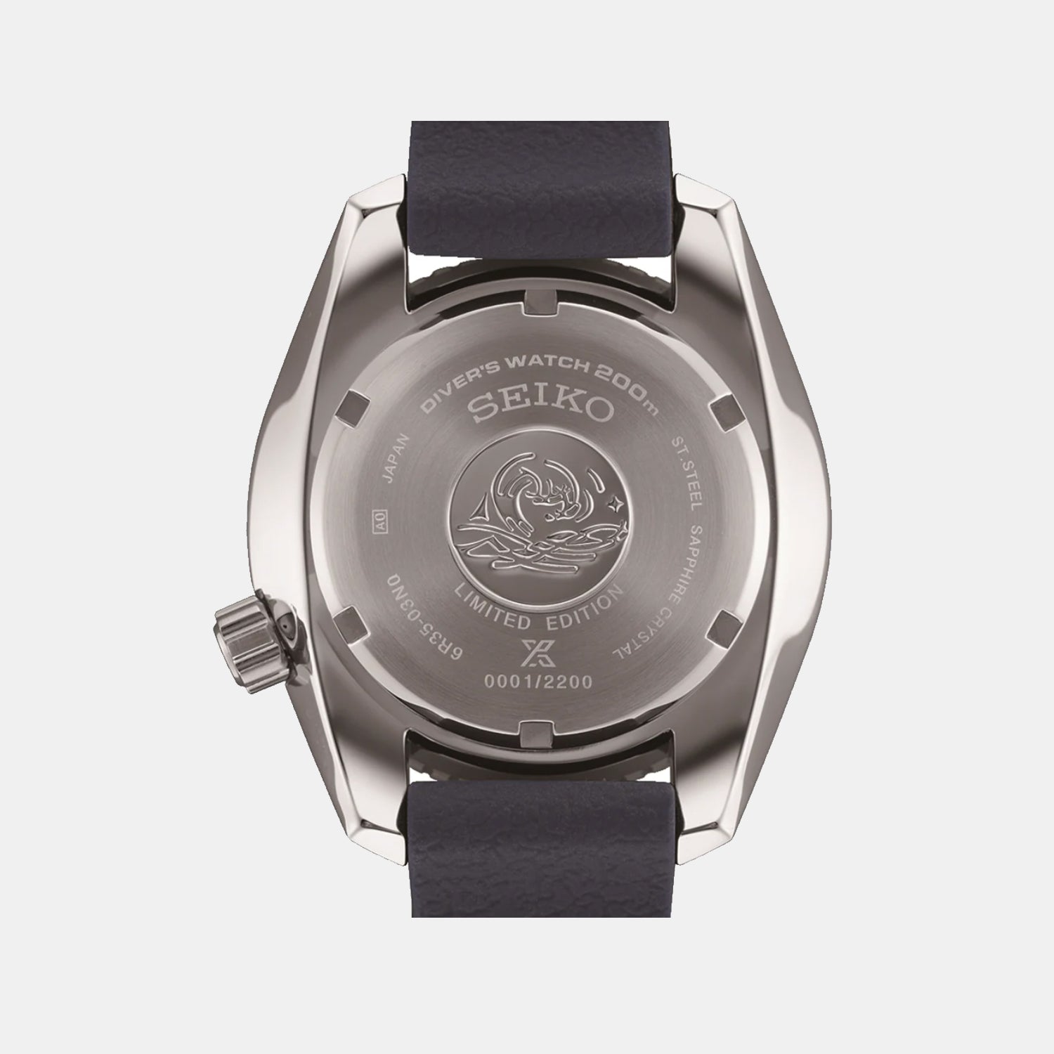 Prospex 'Blue Fire Crater' Limited Edition Automatic Analog Silicone Watch SPB543J1