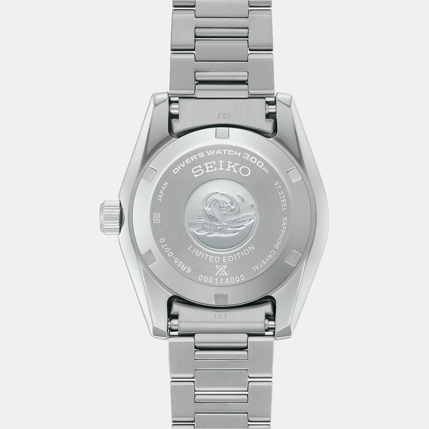 Prospex 1965 Heritage Diver’s Watch Save the Ocean Limited Edition Men Automatic Teal Dial Analog Stainless Steel Watch SPB545J1