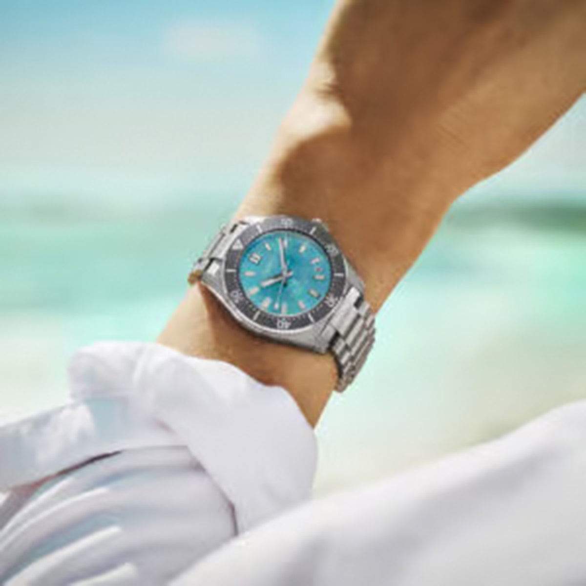 Prospex Men Automatic Blue Dial Analog Stainless Steel Watch SPB545J1