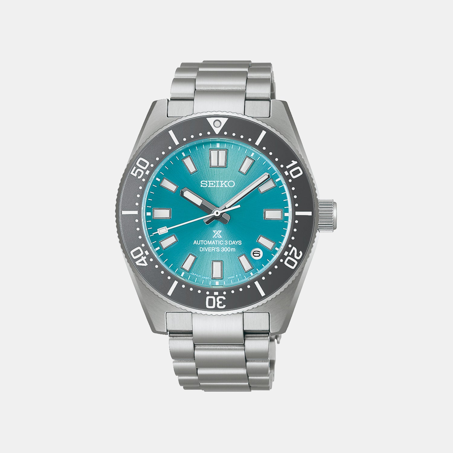 Prospex 1965 Heritage Diver’s Watch Save the Ocean Limited Edition Men Automatic Teal Dial Analog Stainless Steel Watch SPB545J1