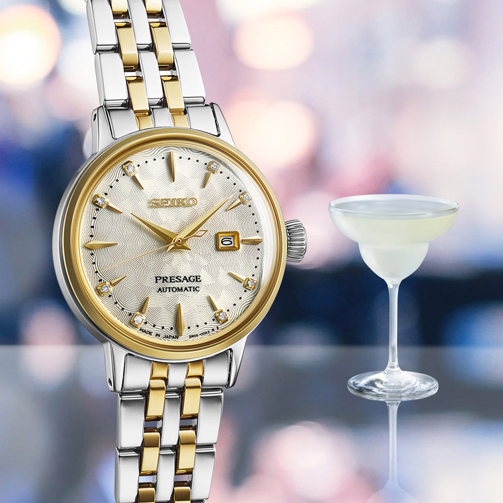 Presage Women Automatic White Dial Analog Stainless Steel Watch SRE010J1