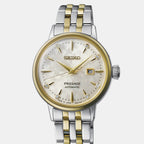 Presage Women Automatic White Dial Analog Stainless Steel Watch SRE010J1
