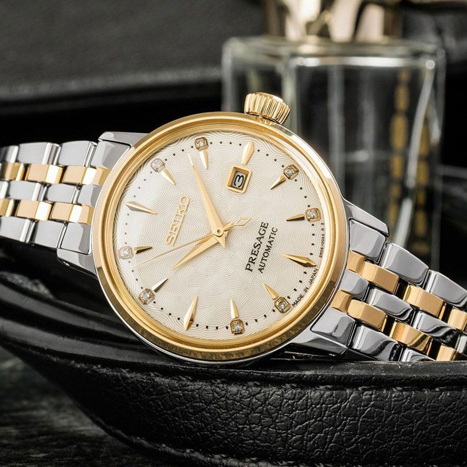 Presage Women Automatic White Dial Analog Stainless Steel Watch SRE010J1