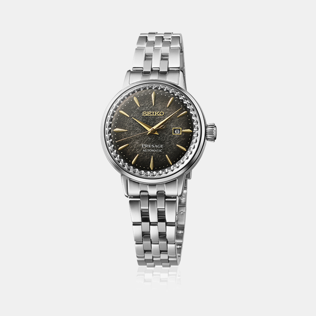 Seiko Round Black Analog watch