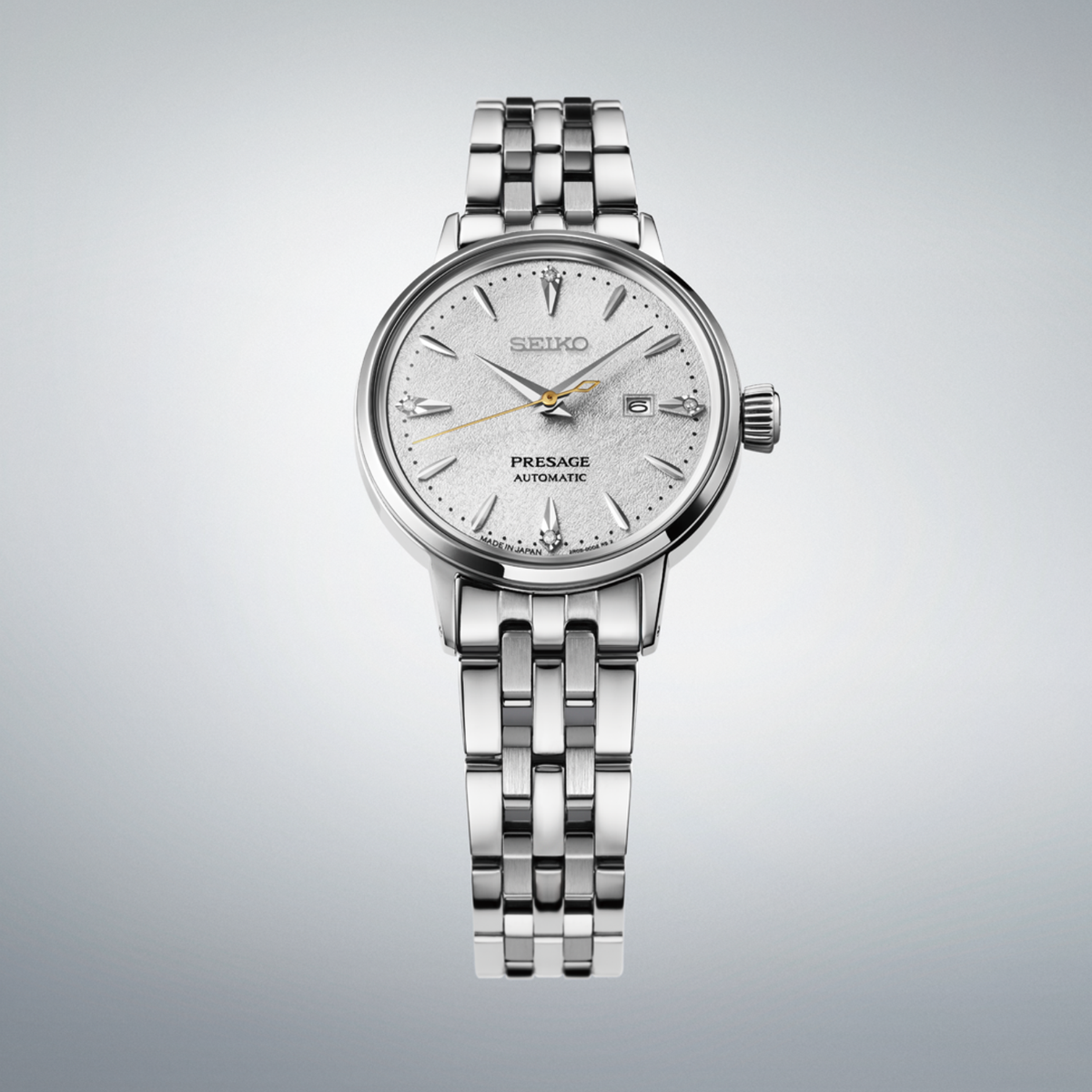 Presage Women Automatic White Dial Analog Stainless Steel Watch SRE017J1