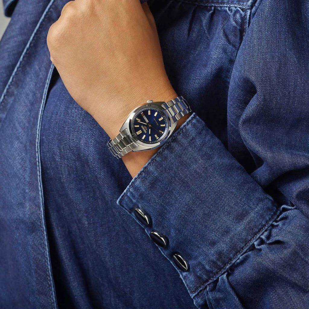 5 Sports Women Automatic Blue Dial Analog Stainless Steel Watch SRE021K1