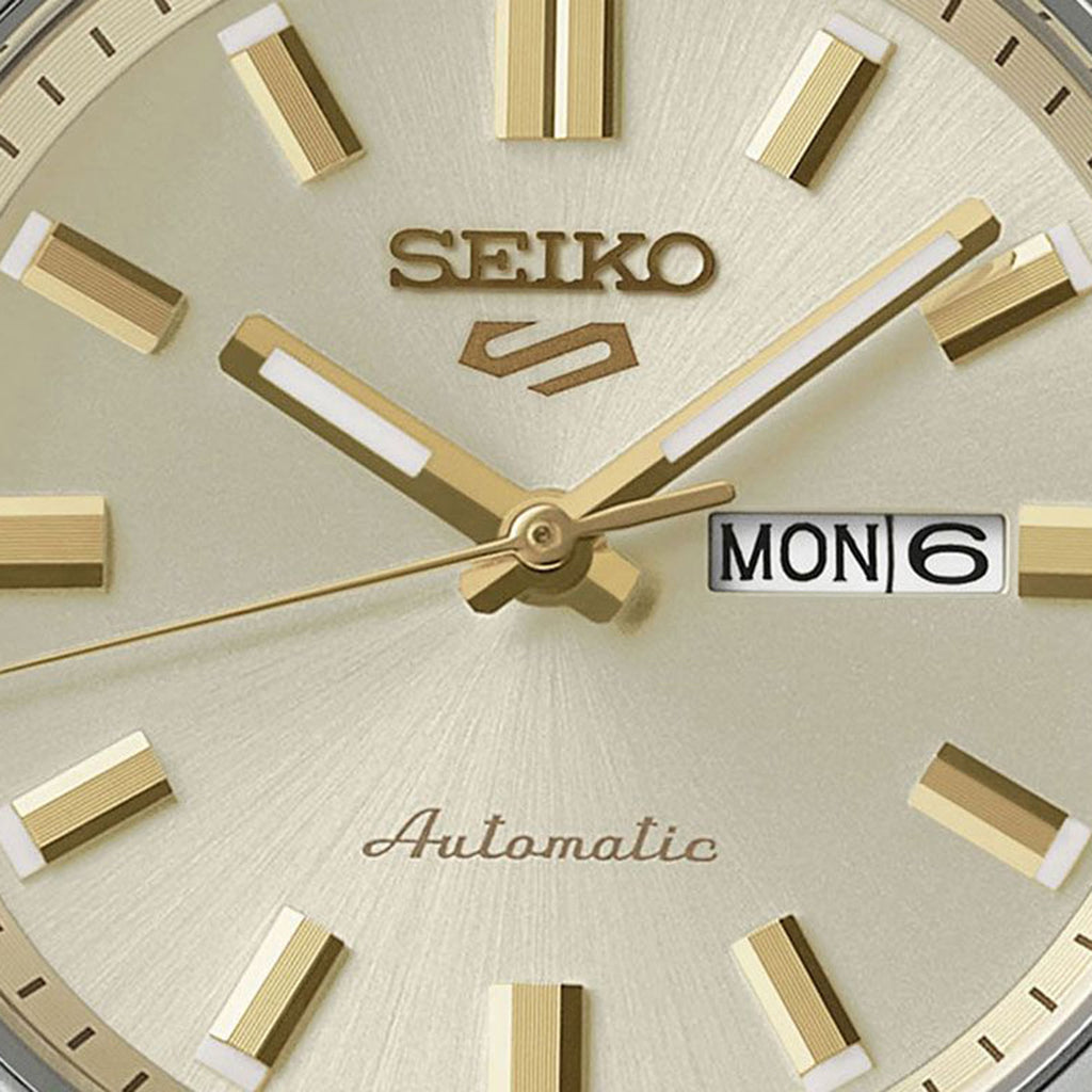 5 Sports Women Automatic Beige Dial Analog Stainless Steel Watch SRE023K1