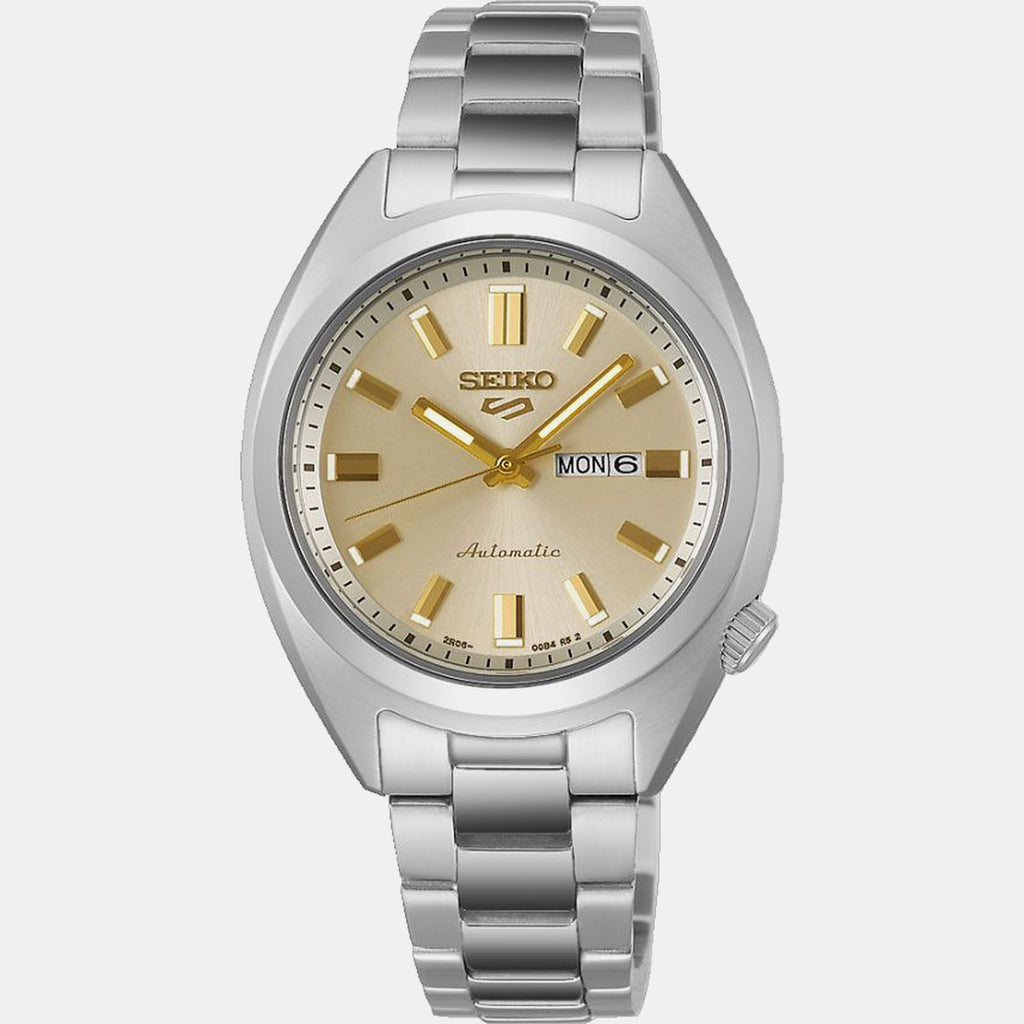 5 Sports Women Automatic Beige Dial Analog Stainless Steel Watch SRE023K1