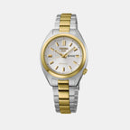 5 Sports Women Automatic Silver Dial Analog Stainless Steel Watch SRE024K1