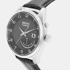 Men Kinetic Black Dial Analog Leather Watch SRN051P1