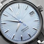 Presage Women Cocktail 'Sky Diving' Automatic Blue Dial Analog Stainless Steel Watch SRP841J1