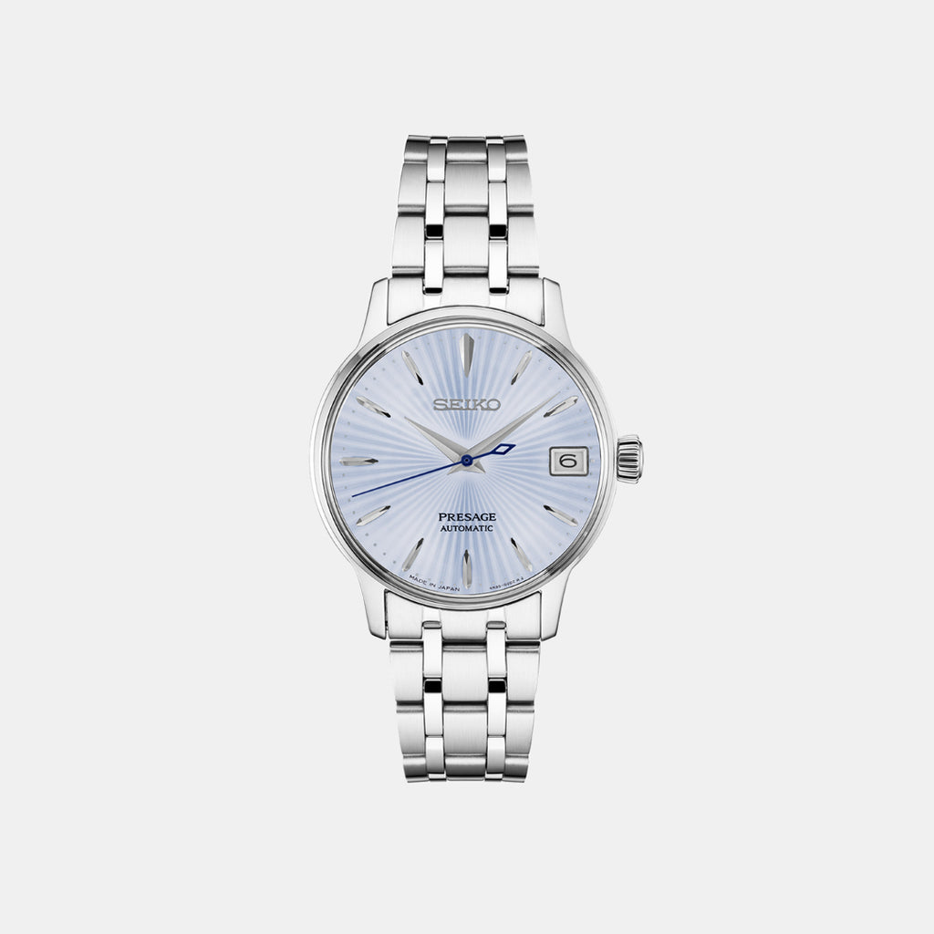Seiko Round Blue Analog watch