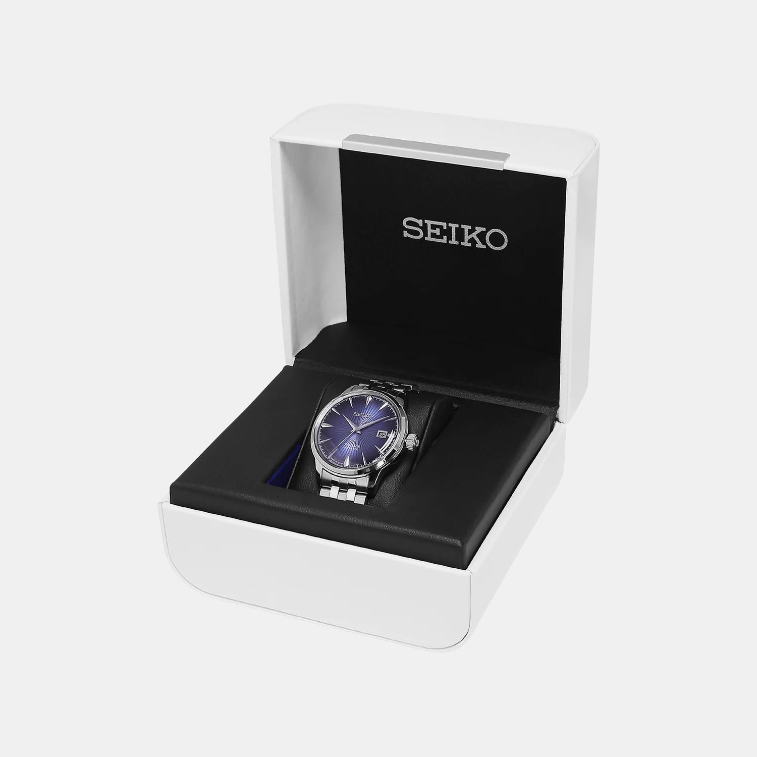 Presage Men Automatic Blue Dial Analog Stainless Steel Watch SRPB41J1