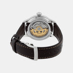 Presage Men Automatic Green Dial Analog Leather Watch SRPD37J1