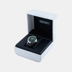 Presage Men Automatic Green Dial Analog Leather Watch SRPD37J1