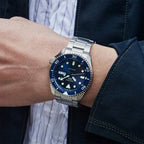 5 Sports Men Automatic Blue Dial Analog Stainless Steel Watch SRPD51K1