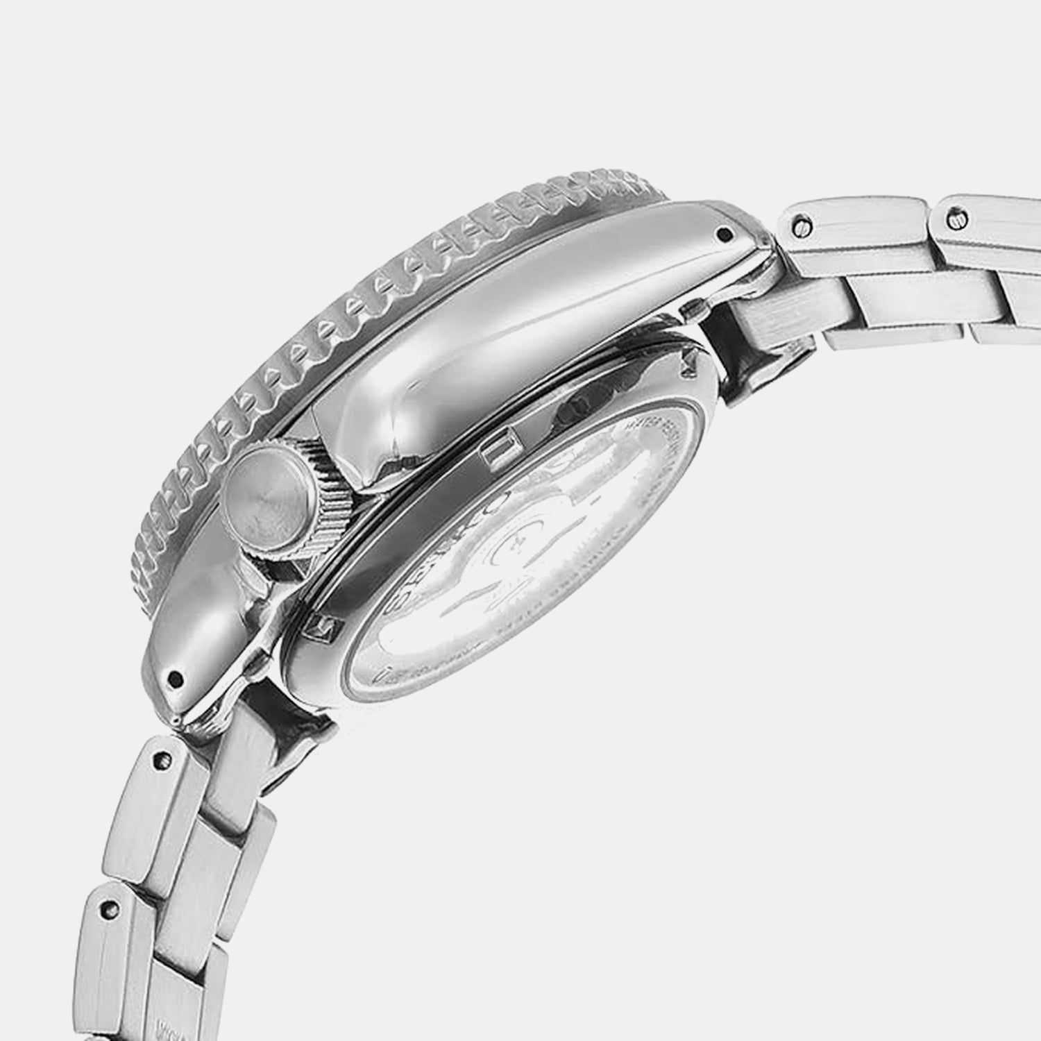 5 Sports Men Automatic Black Dial Analog Stainless Steel Watch SRPD57K1