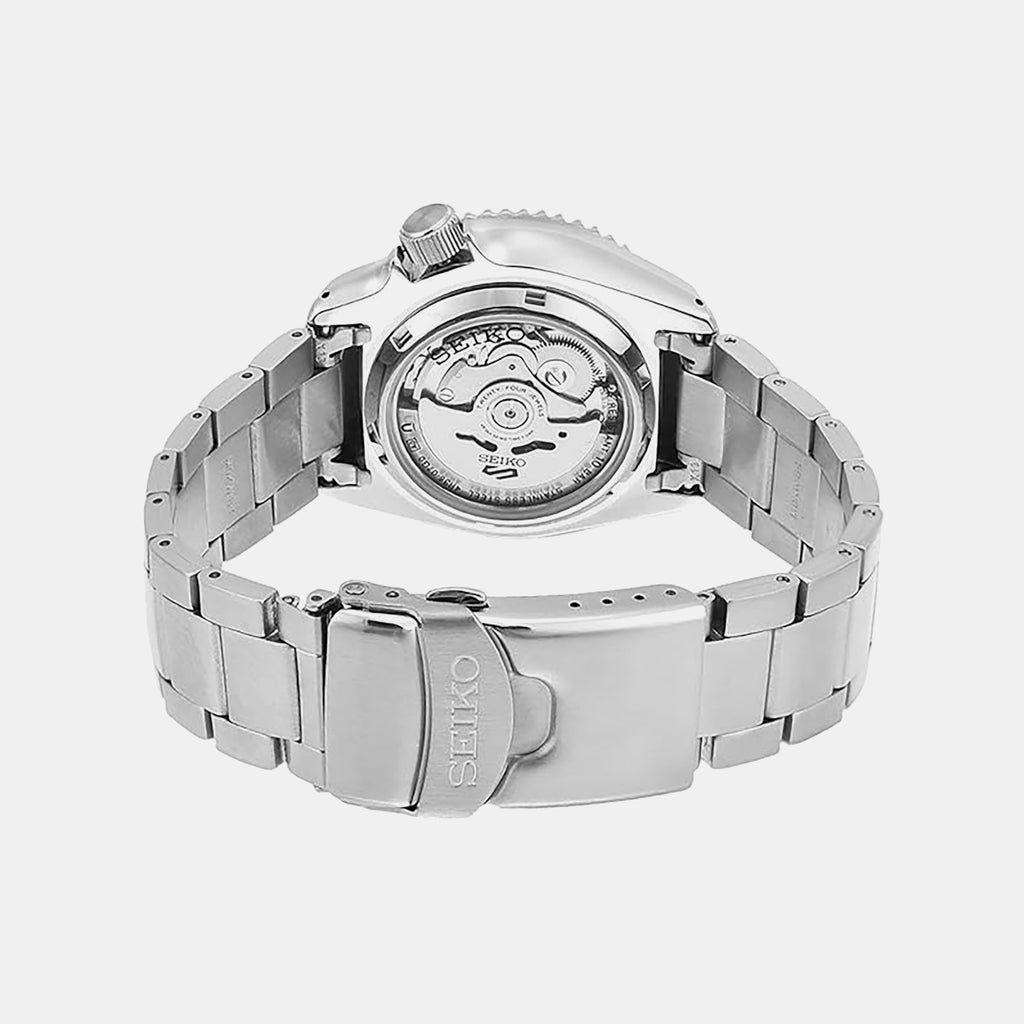 5 Sports Men Automatic Black Dial Analog Stainless Steel Watch SRPD57K1