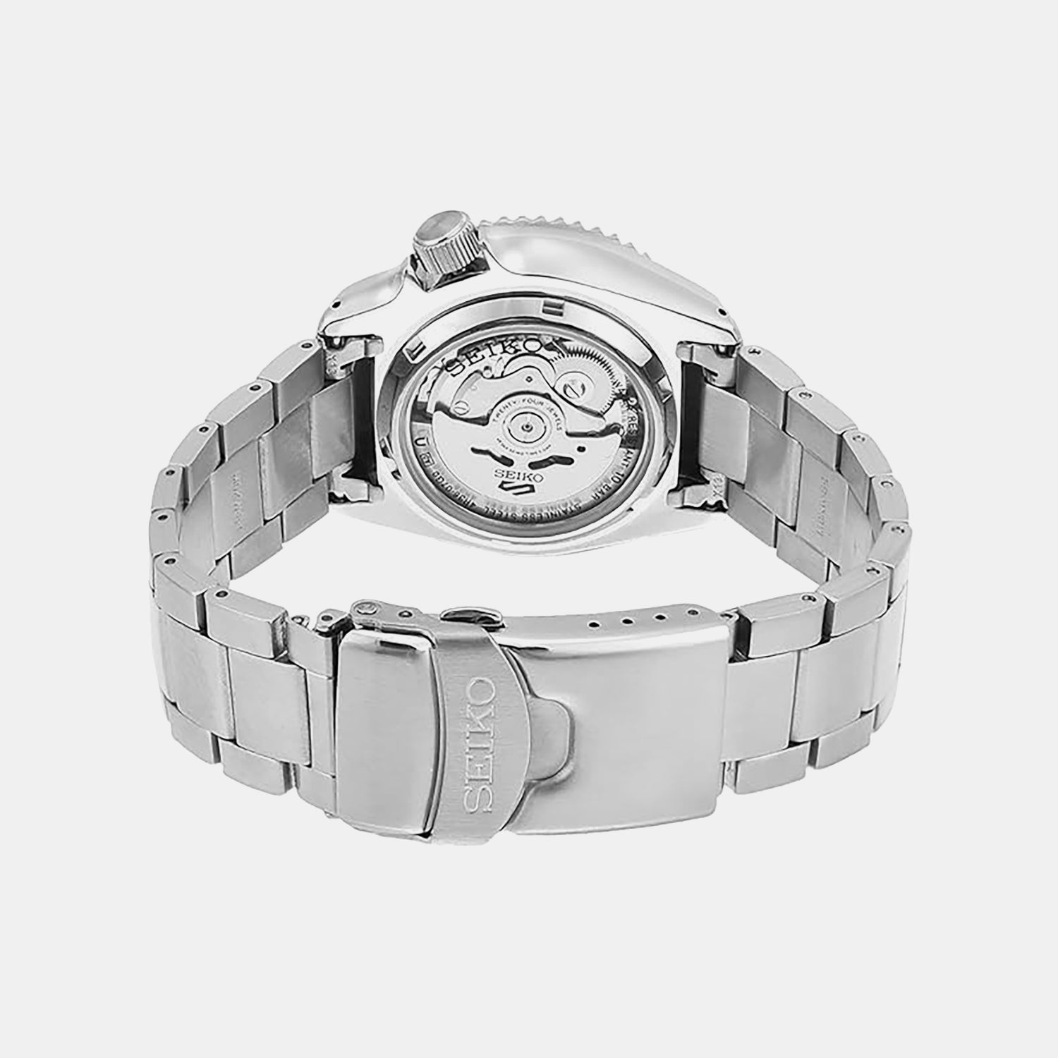 5 Sports Men Automatic Black Dial Analog Stainless Steel Watch SRPD57K1