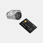 5 Sports Men Automatic Black Dial Analog Stainless Steel Watch SRPD57K1