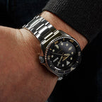 5 Sports Men Automatic Black Dial Analog Stainless Steel Watch SRPD57K1