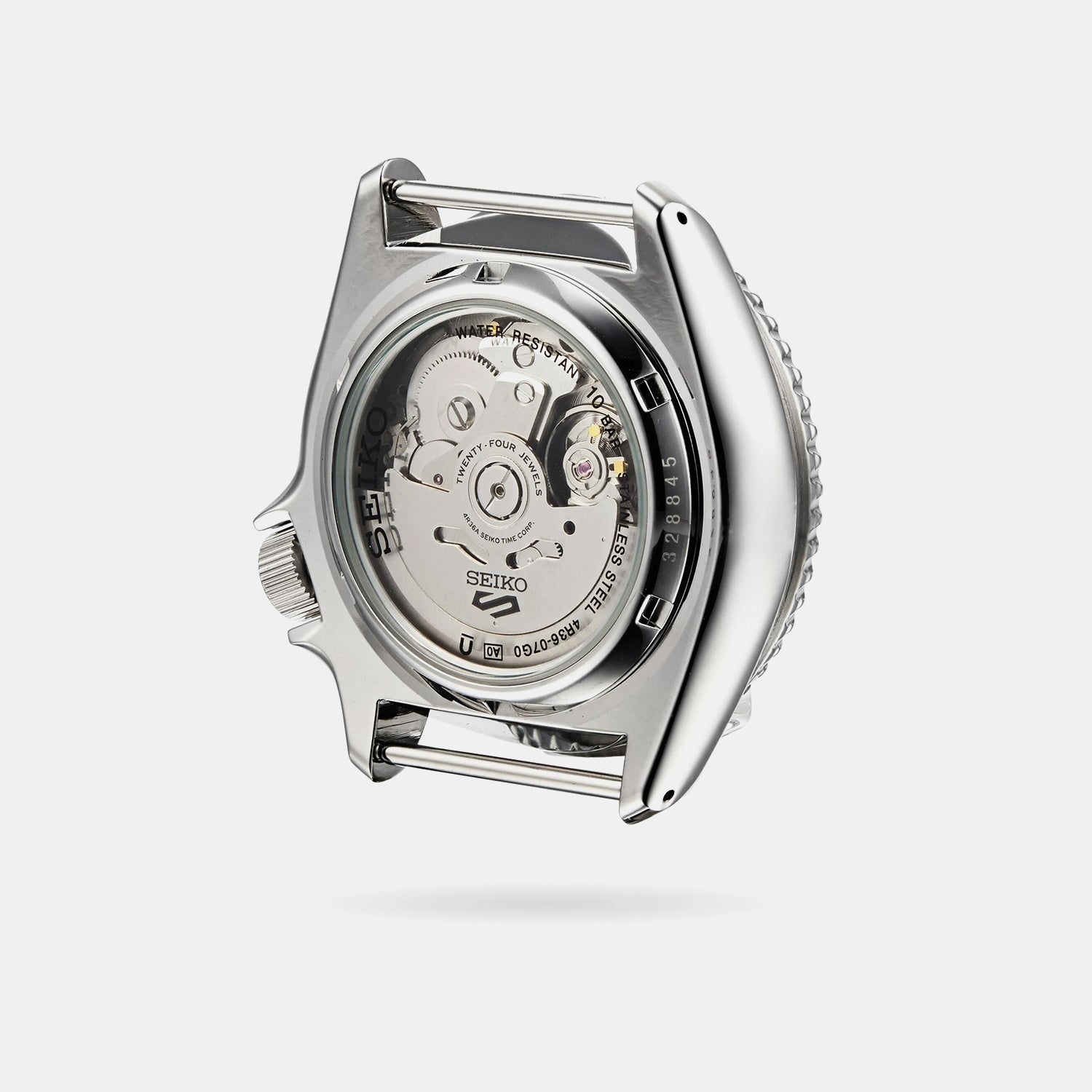 5 Sports Men Automatic Orange Dial Analog Stainless Steel Watch SRPD59K1