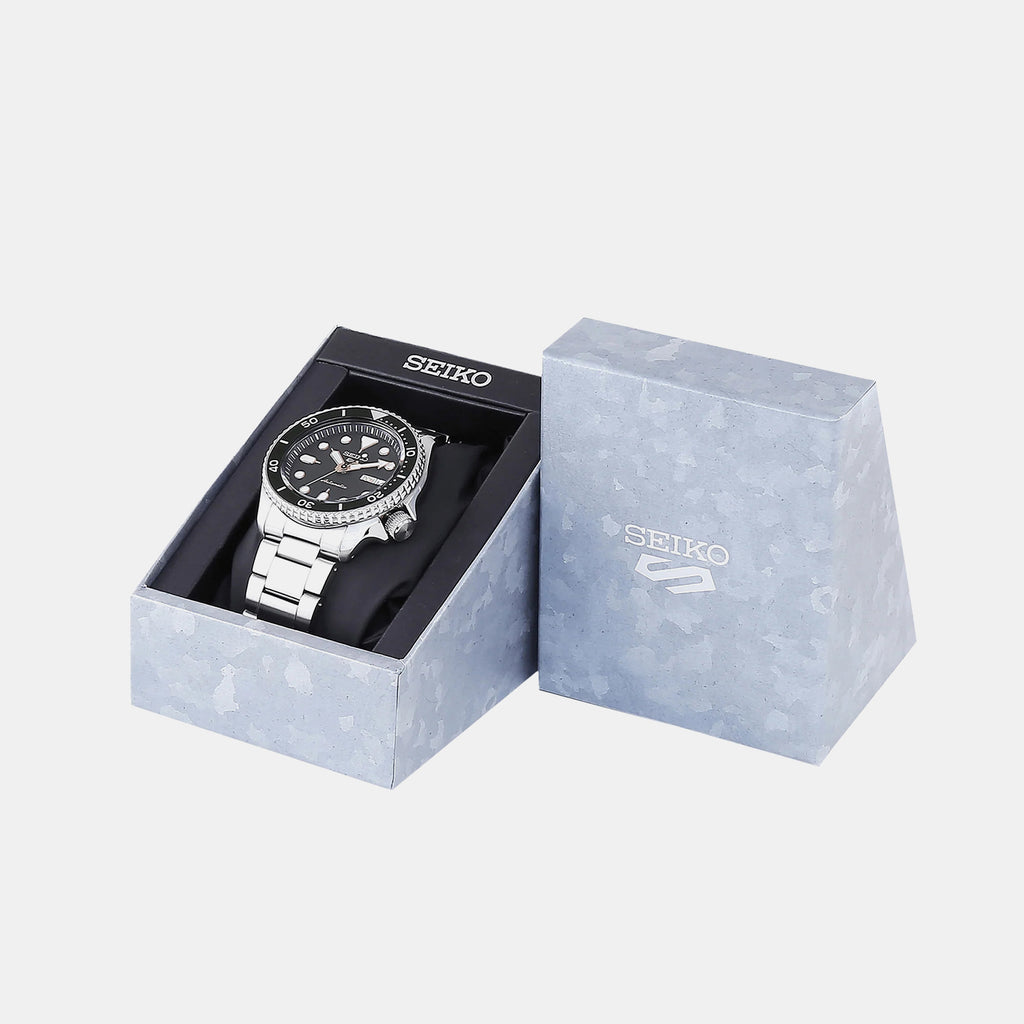 5 Sports Men Automatic Green Dial Analog Stainless Steel Watch SRPD63K1