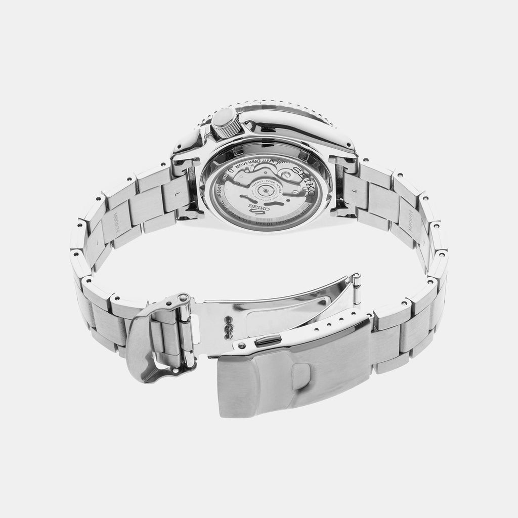 5 Sports Men Automatic Green Dial Analog Stainless Steel Watch SRPD63K1