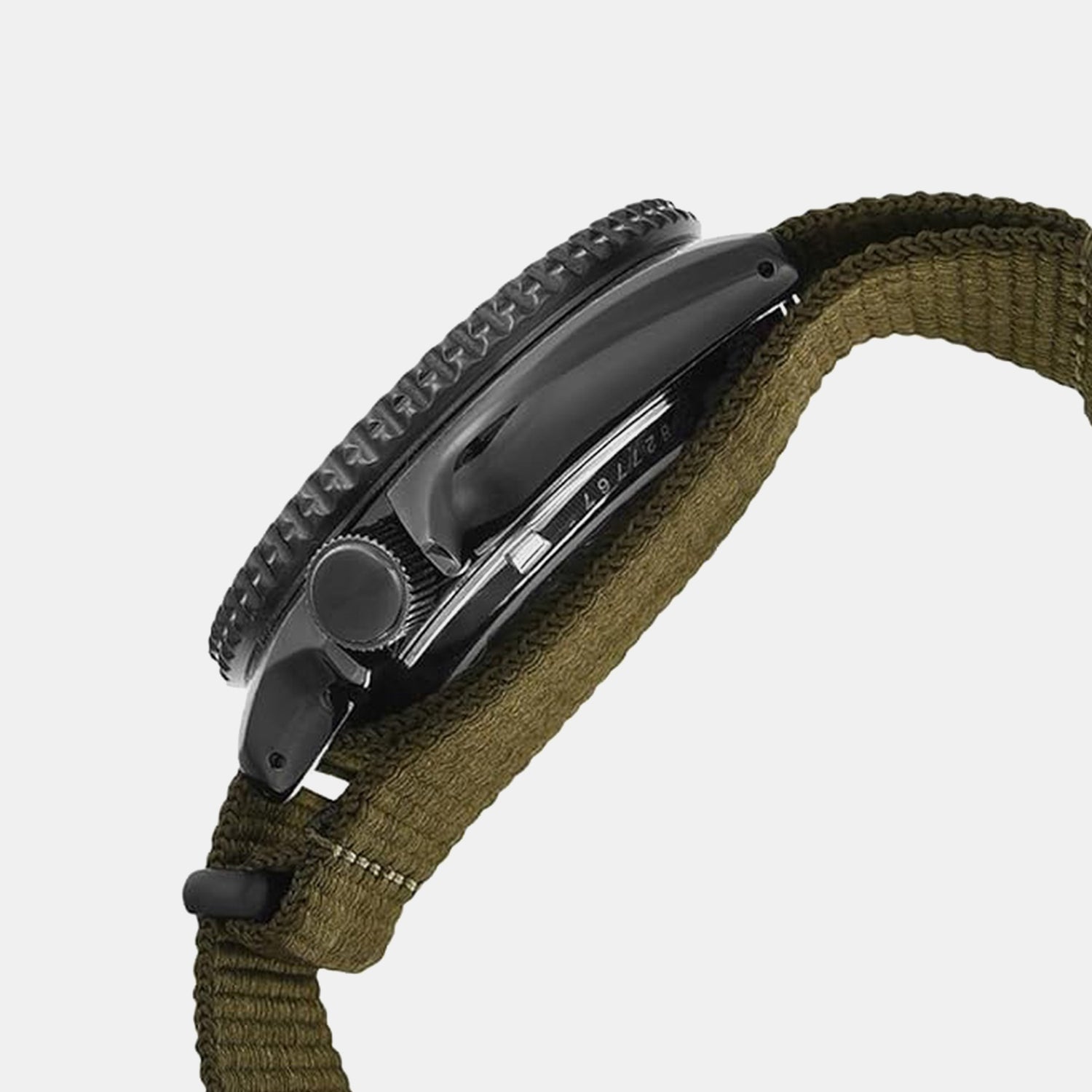 New 5 Sports Men Automatic Black Dial Analog Nylon Watch SRPD65K4