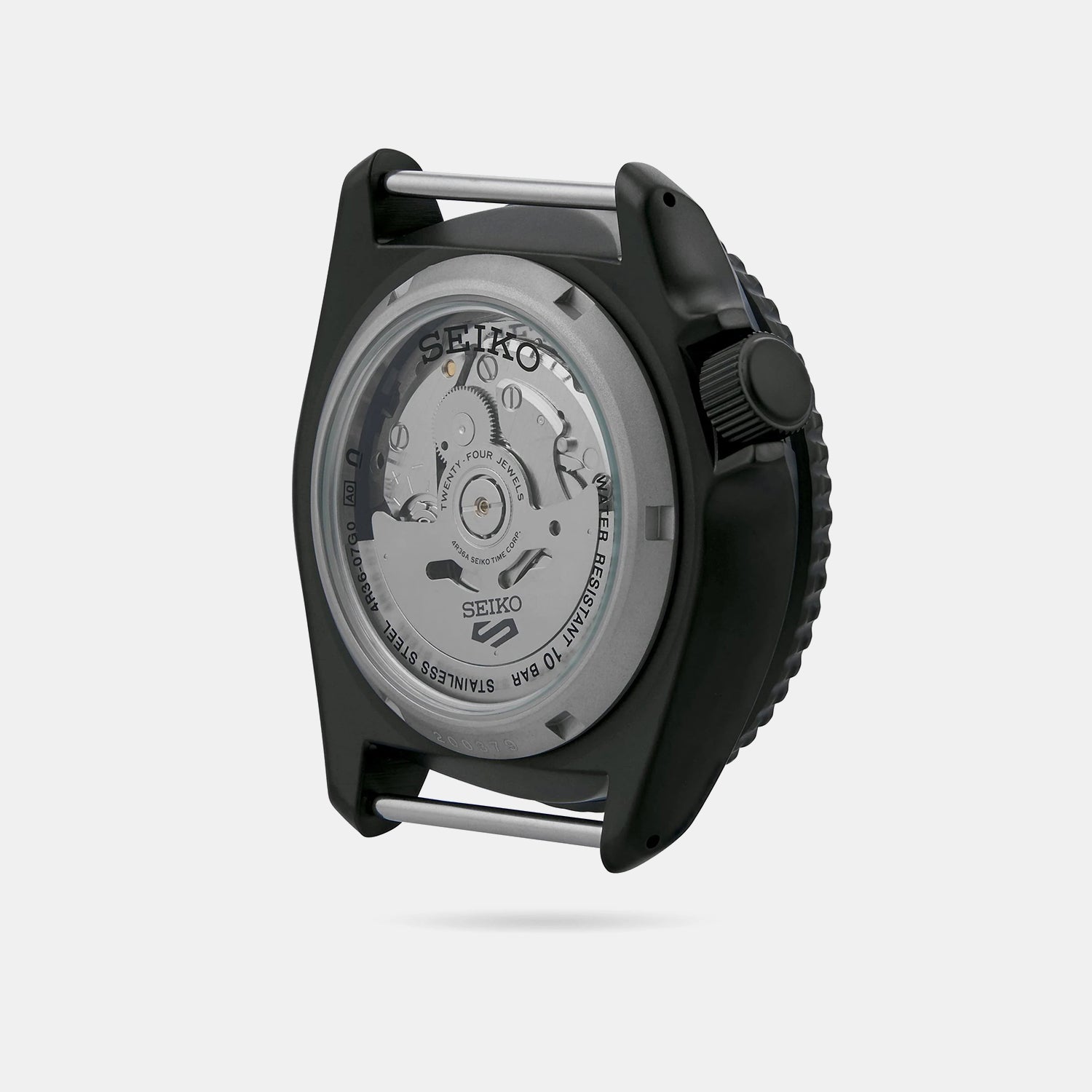 New 5 Sports Men Automatic Black Dial Analog Nylon Watch SRPD81K1